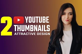 design the best youtube thumbnail