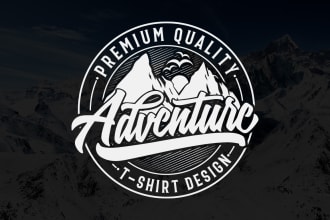 do amazing typography t shirt logo and tshirt design