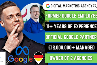 be your marketing agency for google ads and social media ads