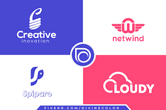 design logo with distinctive effect