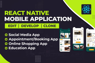 develop a hybrid mobile app in react native