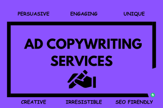 write a professional ad copy for you