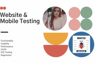 test your mobile application for both android and ios