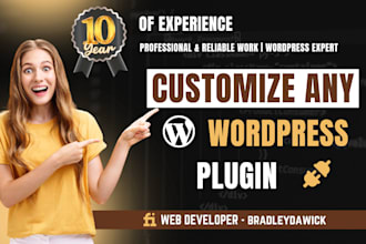 customize any wordpress plugin