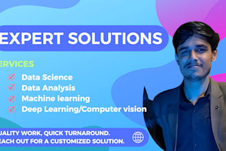 do data science, machine learning, deep learning and computer vision tasks