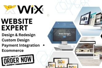 redesign your wix studio website, design wix studio website, wix redesign