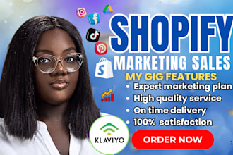 do shopify dropshipping marketing, shopify promotion, klaviyo email marketing