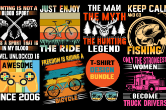 bulk tshirt design bundle printing for pod business