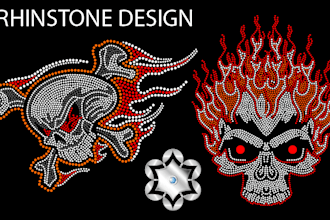 awesome rhinestone design for you