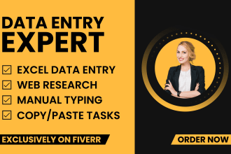 do excel data entry, web scrap, convert pdf to excel, pdf to word, powerpoint