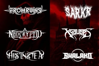 create logo music metal, rock, punks, hardcore for your band