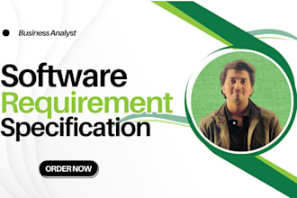 write software requirement specification, srs, brd, sdd and fsd documents