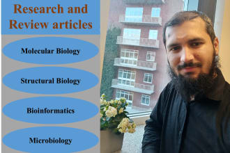 write research articles on molecular biology, structural biology, biochemistry