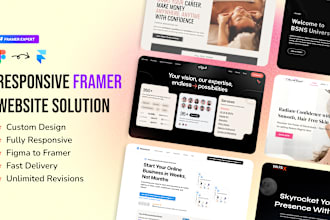 build professional framer website, figma to framer design