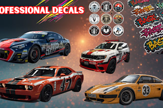 design custom car, boat, and vehicle decals and wraps