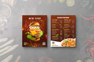 create menu design, digital menu, menu restaurant