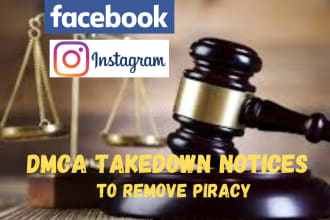 remove illegal and copyright infringement content from facebook under dmca