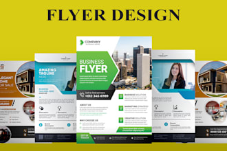 design corporate flyer, real estate flyer, business flyer