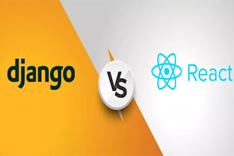 develop web applications using reactjs and django