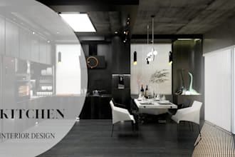 design your kitchen render with dimensions