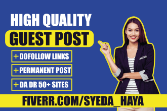 do high da dofollow guest post backlink on high traffic sites