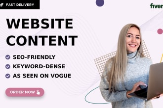 write persuasive website content