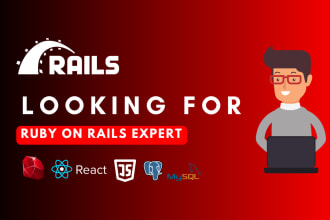 be your expert ruby on rails developer