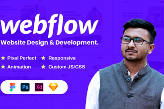 design and develop your custom webflow website