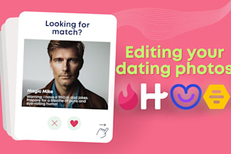 select and edit your photos for tinder, bumble, badoo, hinge