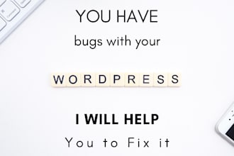 help you with wordpress bugs fix