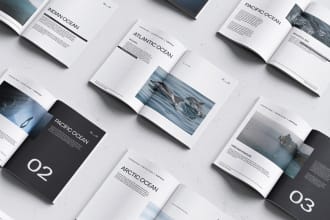 create professional catalog, brochure and magazin design