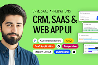 design UI for your CRM and saas web applications