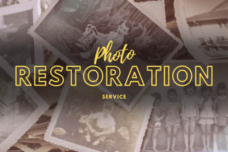 restore, edit, and colorize black and white old photos