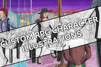 draw character portraits for your rpg, novel, or pleasure