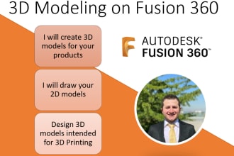 design 3d models for 3d printing using fusion360