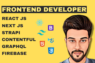 create modern website with reactjs, nextjs, strapi, firebase tailwindcss
