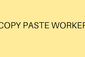24 Best copy paste Services To Buy Online | Fiverr
