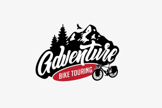 create a mountain cycle and cycle shop logo  within 16 hours