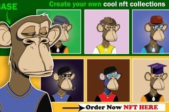 design layers ,traits and accessories for your nft character
