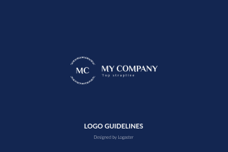 design a logo with branding and social media kit