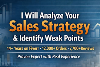 analyze your sales strategy and identify weak points