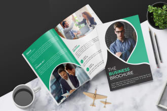 design professional bifold trifold booklet brochure