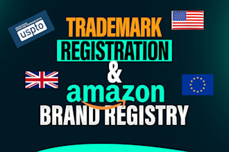 do trademark registration and amazon brand registry in USA UK