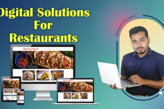 build mobile friendly website for restaurants, cafes and food services
