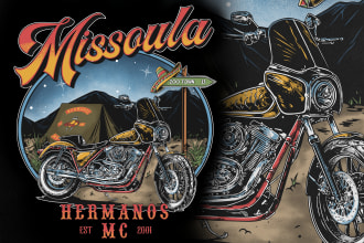 draw your motorcycle and car for tshirt