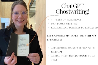 ghostwrite a bestselling book or ebook using chatgpt