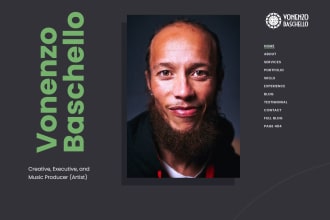 develop a responsive wordpress website for indie artists