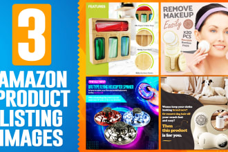 design 3 premium amazon product listing images