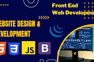 design and develop a responsive business website or landing page
