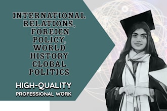 write articles on international relations